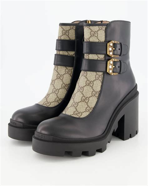 Gucci Stiefeletten in Schwarz 